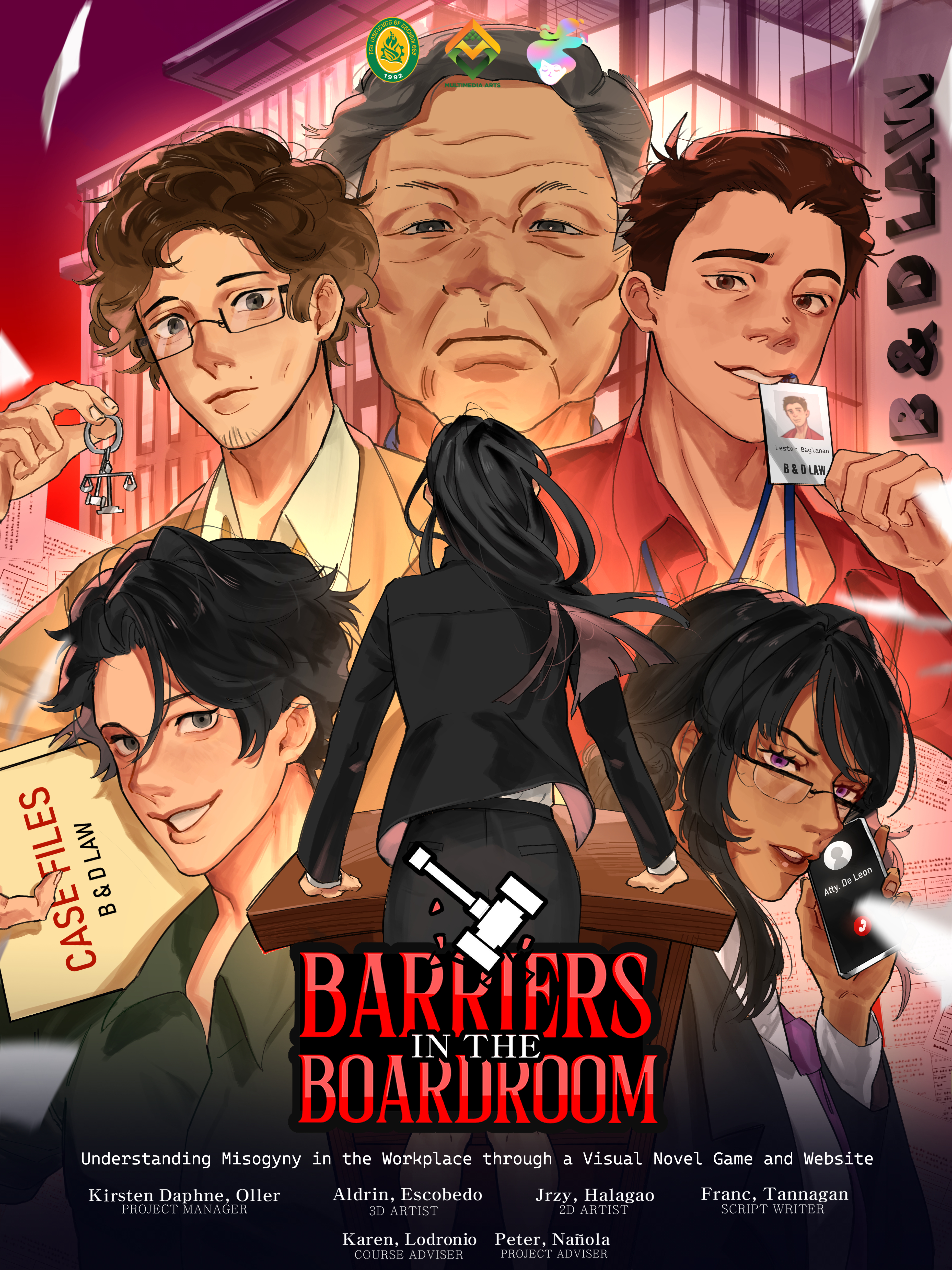 Barriers in the Board Room poster artwork